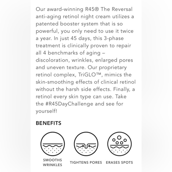 BEAUTY BIO R45 THE REVERSAL ANTI AGING RETINAL NIGHT CREAM AMAZING!!!!! - Picture 9 of 13